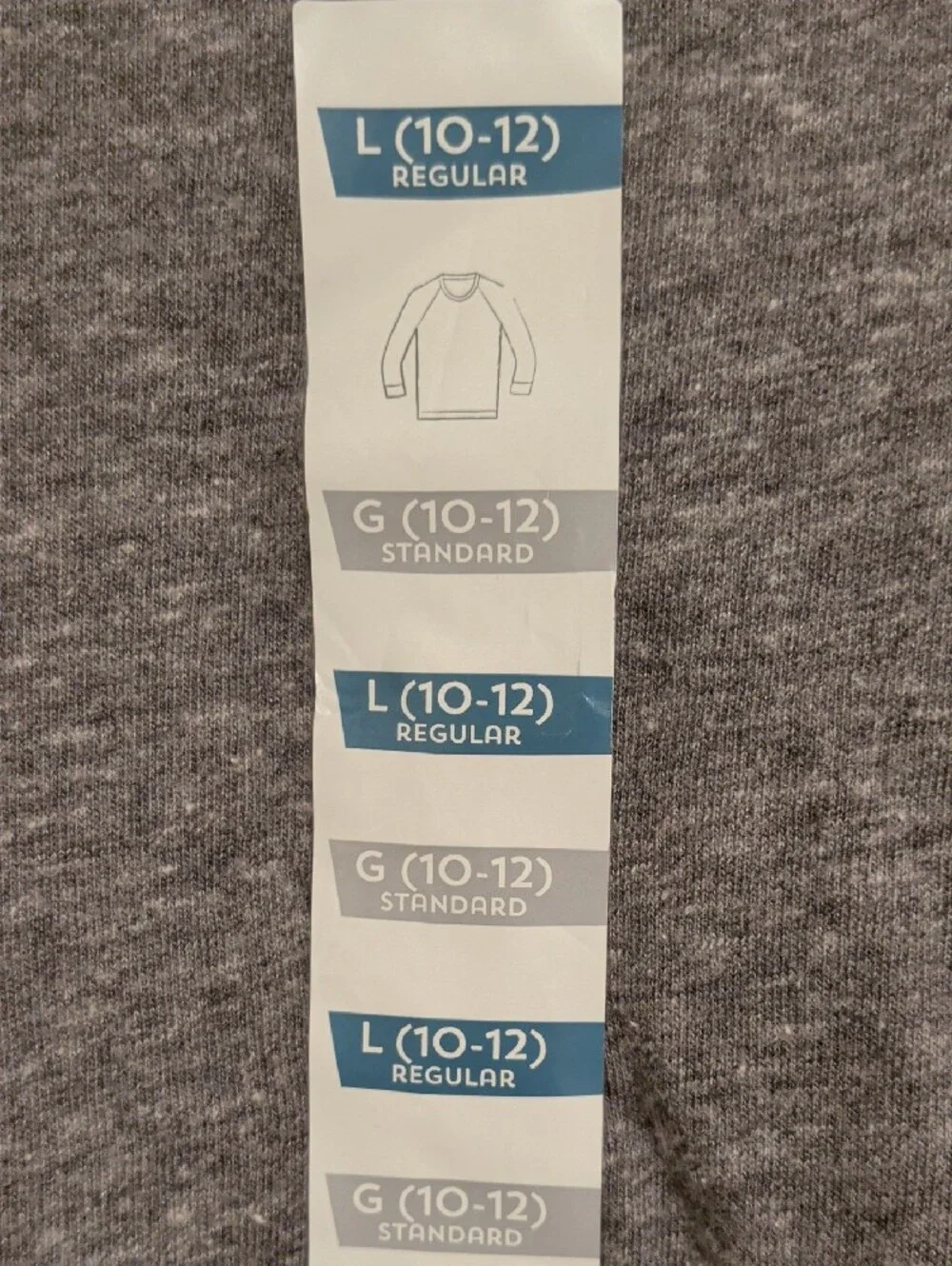 Old Navy Gray Heather Kids Long Sleeve Crew
